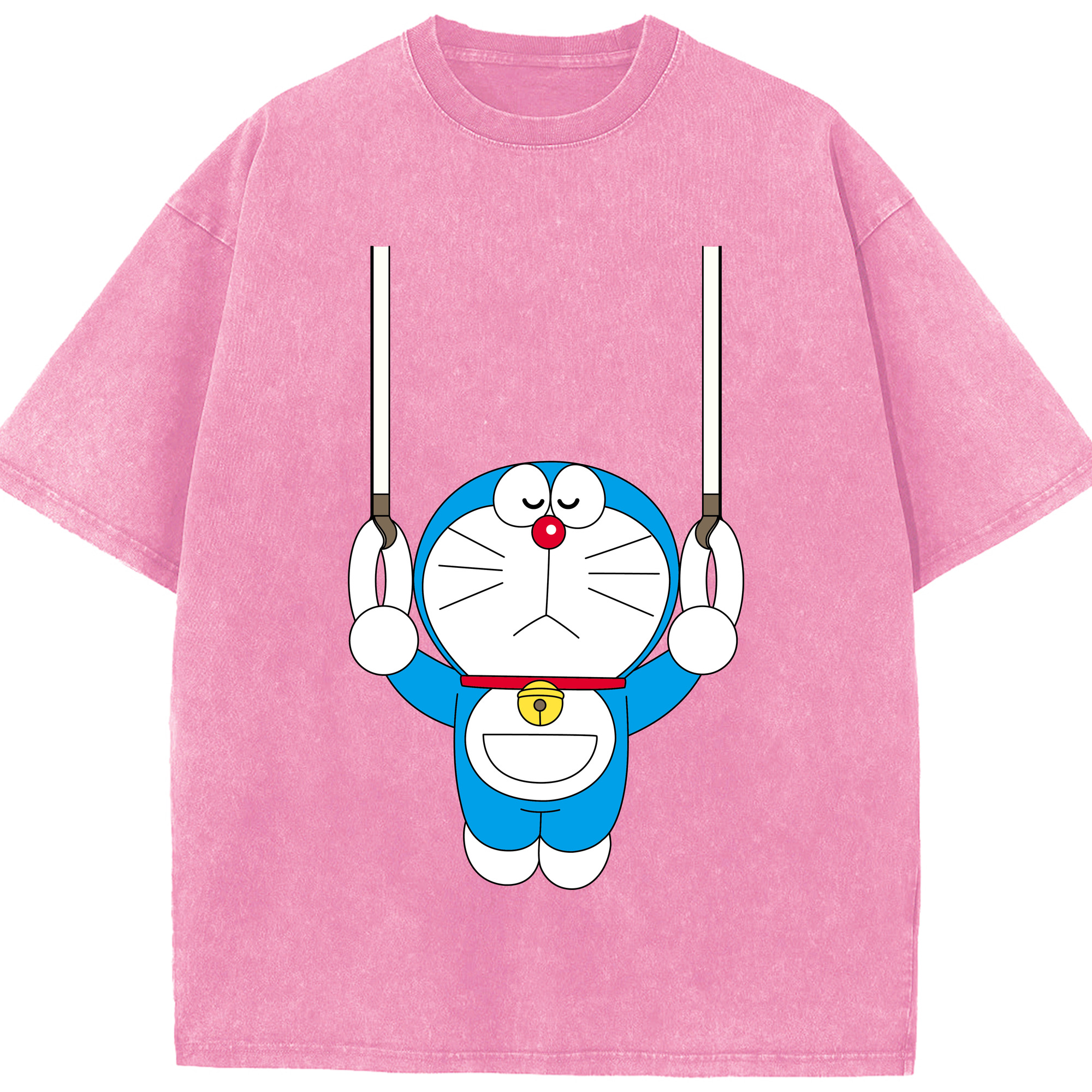 （画像用） ドラえもん Doraemon 綿100% ヴィンテージ風 半袖Tシャツ（フロントプリント）